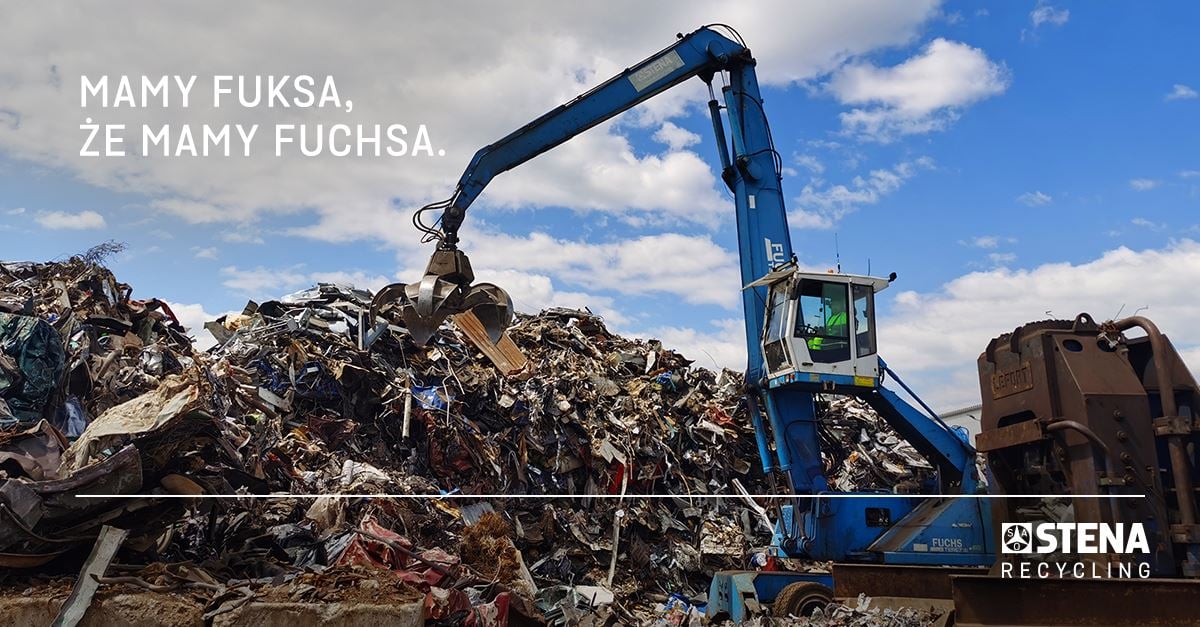 Dźwig Stena Recycling