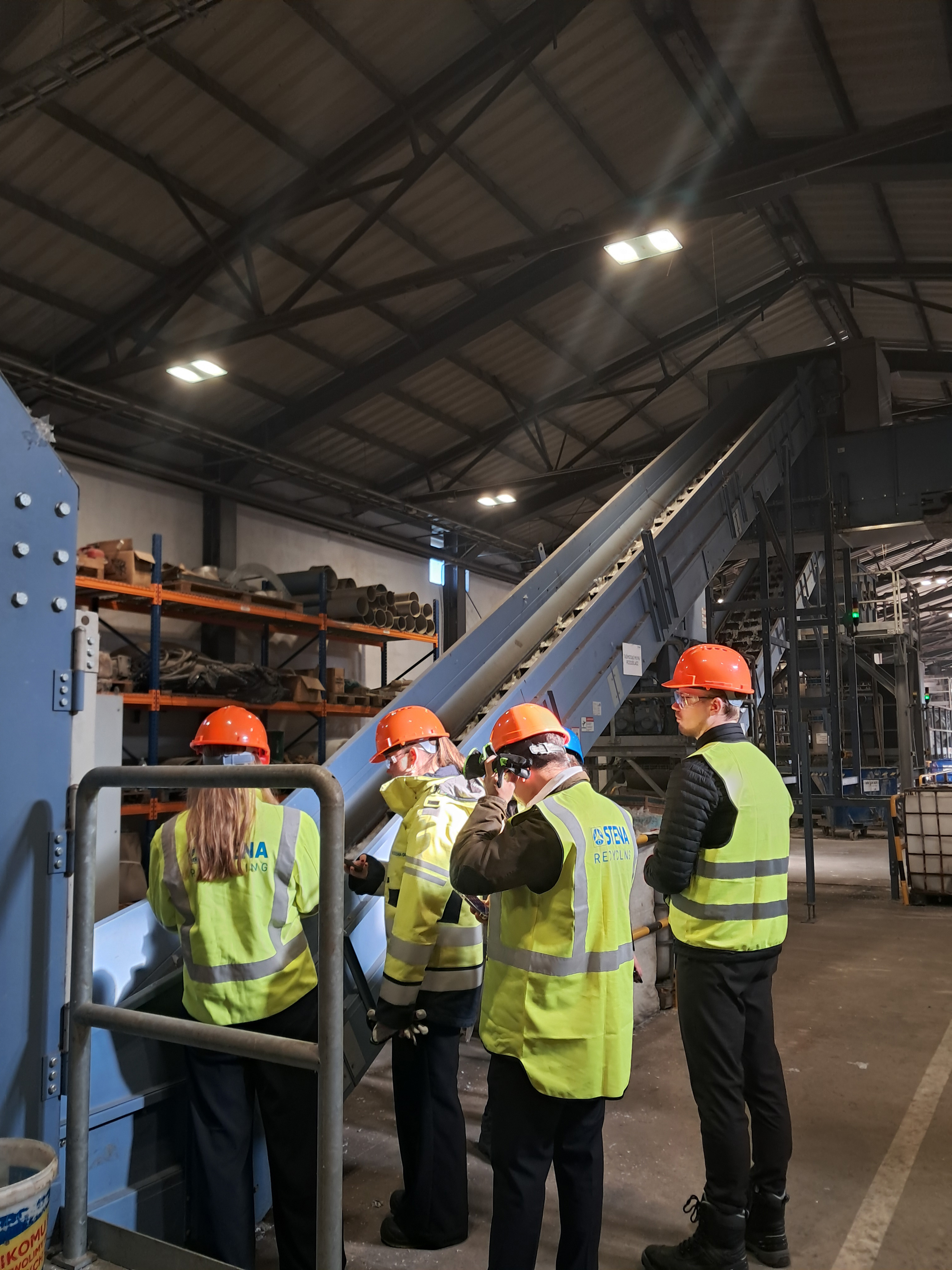 Rundtur hos Stena Recycling Polen