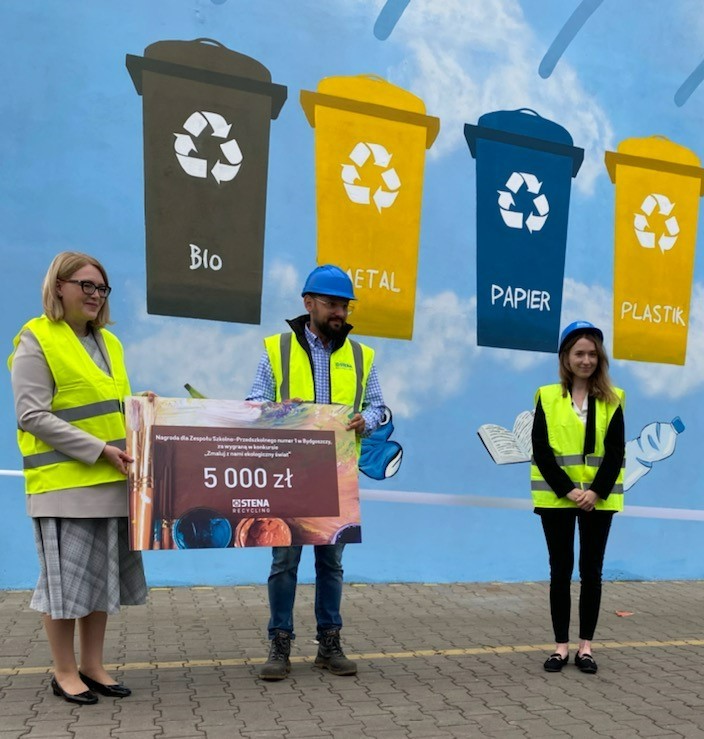 Stena Recycling ekomural w Bydgoszczy