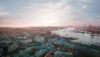 Eine Luftaufnahme von Göteborg, Schweden – Heimat von Stena Recycling