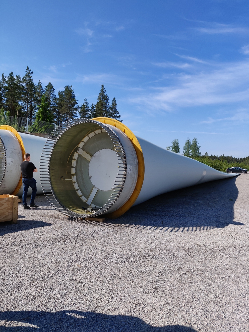 uulivoimalan siipien kierrätys