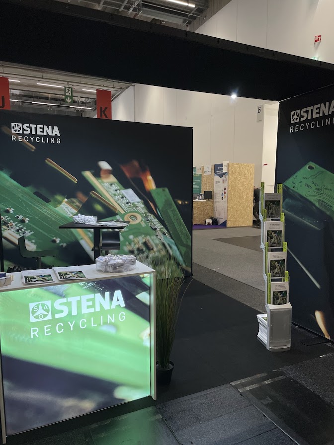 Stanowisko Stena Recycling na targach ewaste world