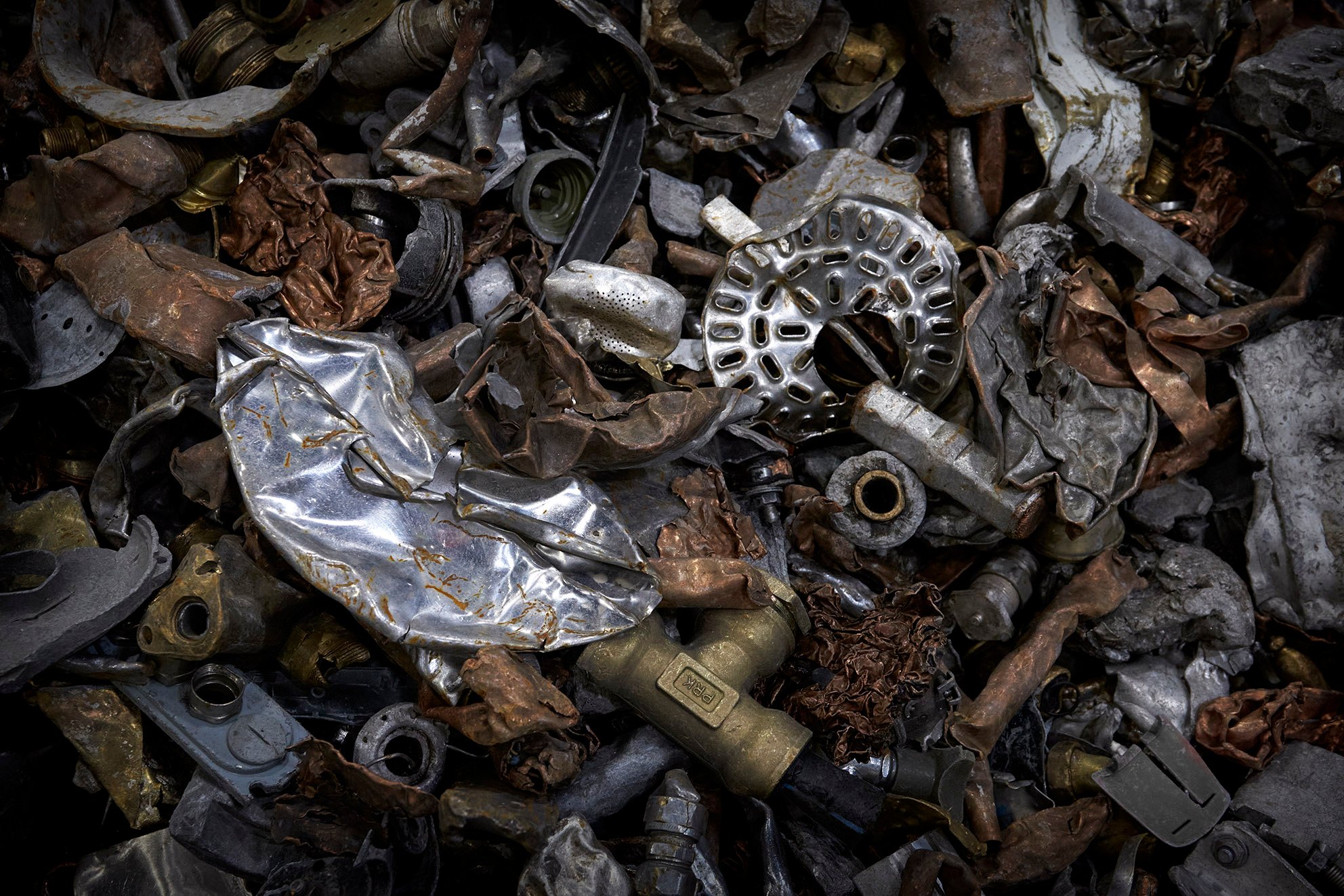 Bild på olika blandade metaller
