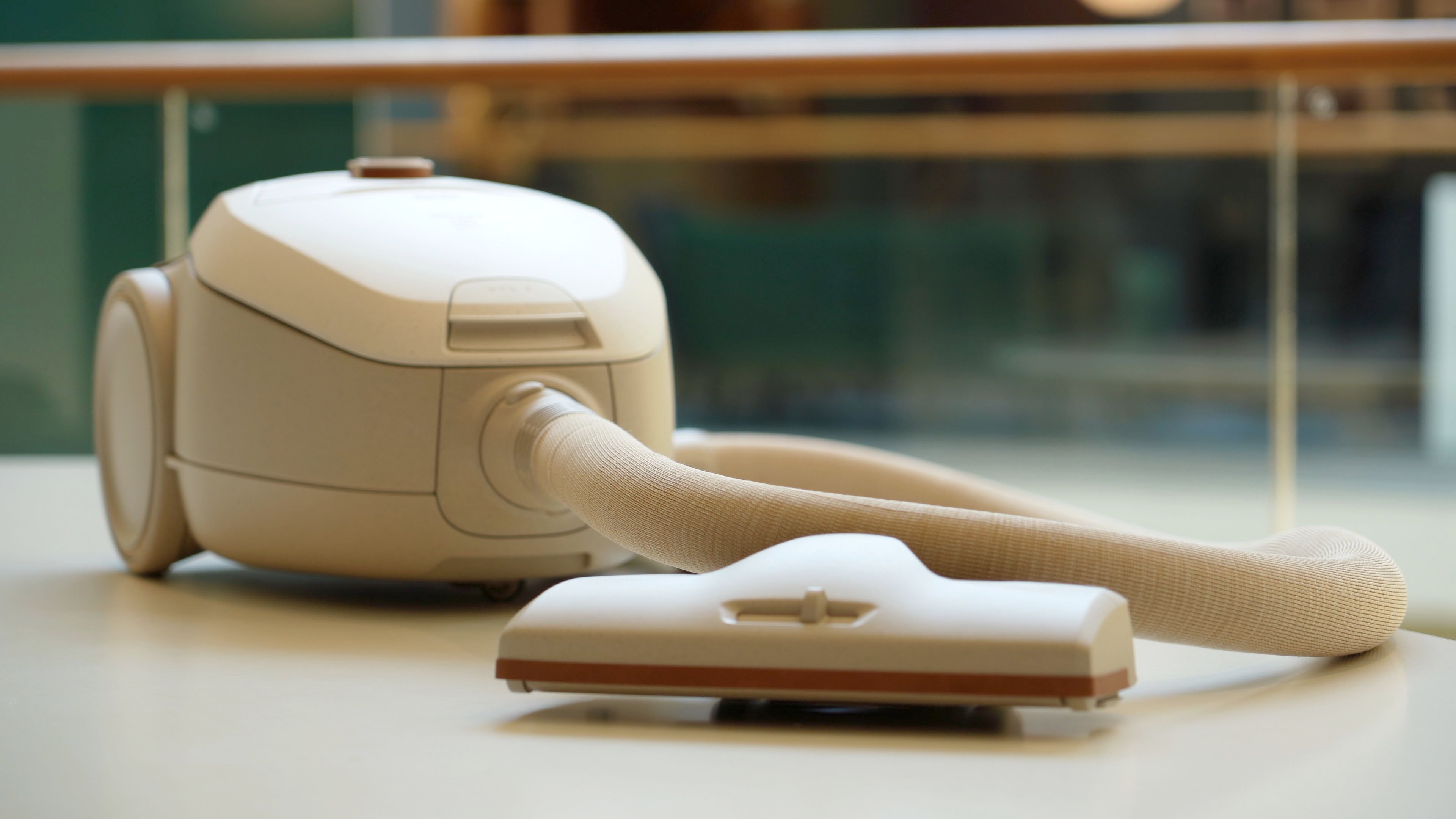 A beige vaccum