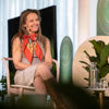Woman smiling while speaking in the panel at Circular Initiative 2022