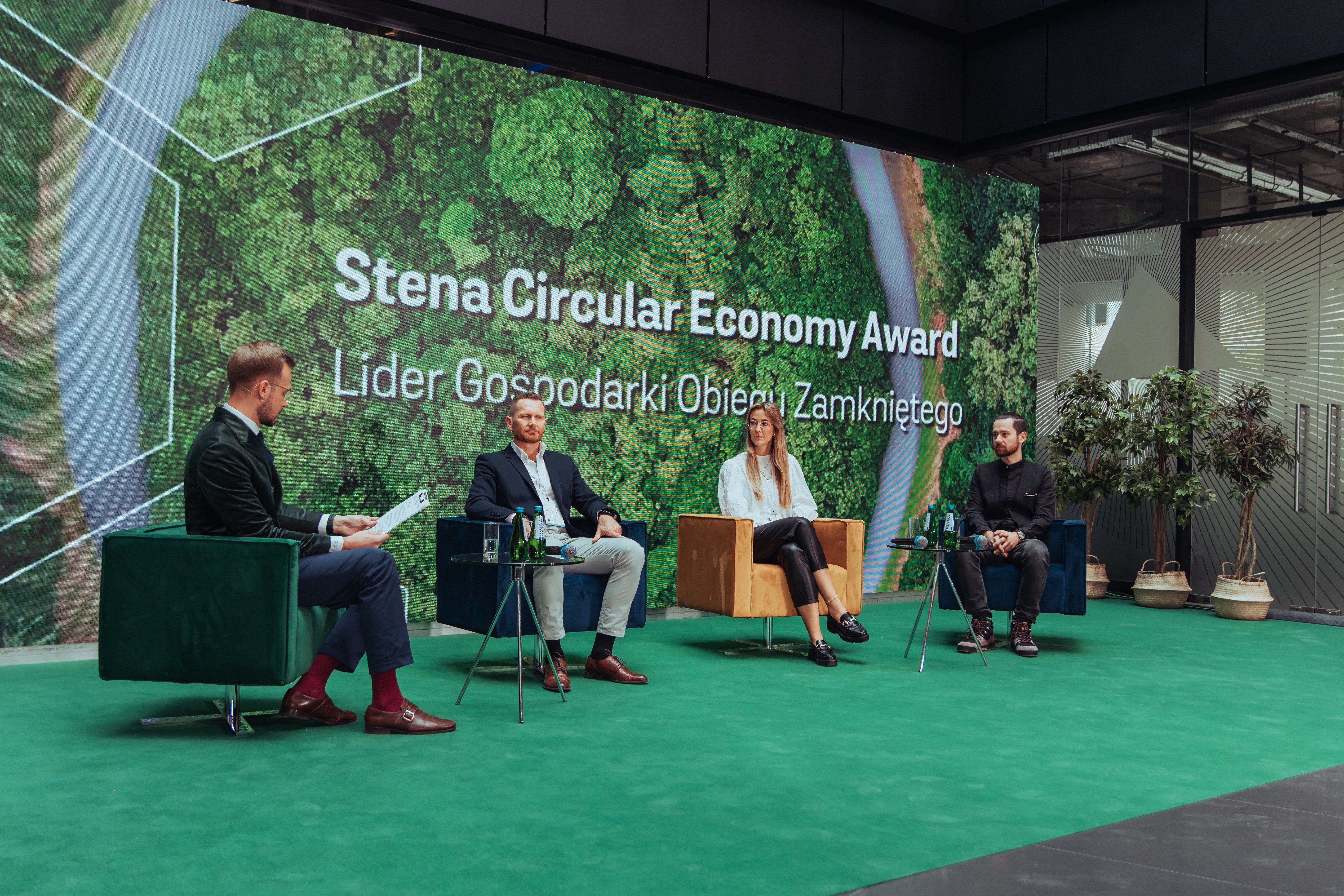 Dyskusja podczas rozdania nagród VII edycji Stena Circular Economy Award