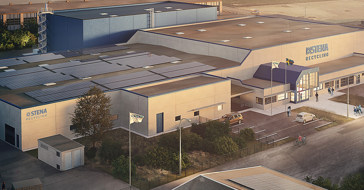 Zakład recyklingu baterii Stena Recycling w Halmstad