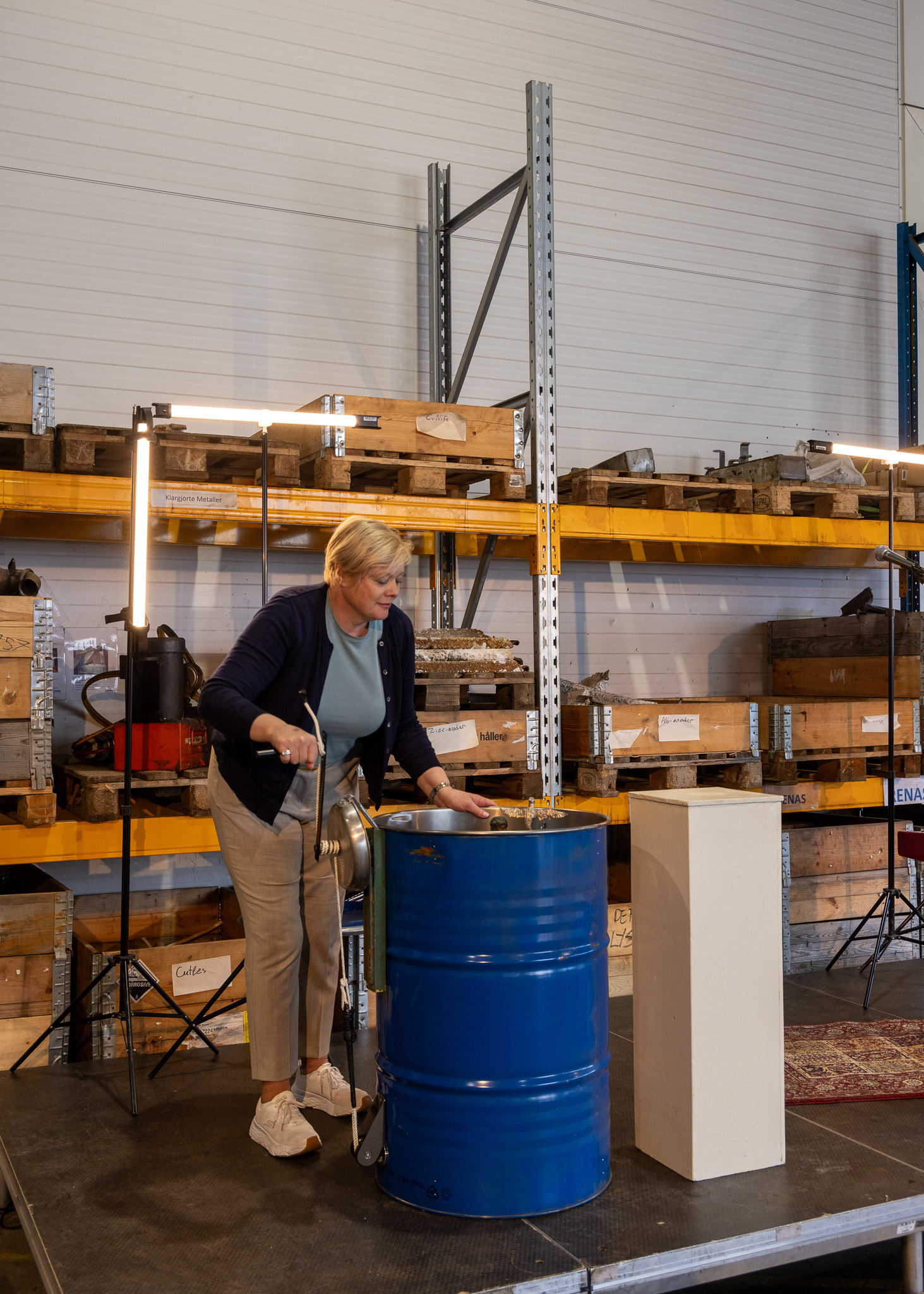 Daglig leder Ragnhild Borchgrevink avduket gudinnen