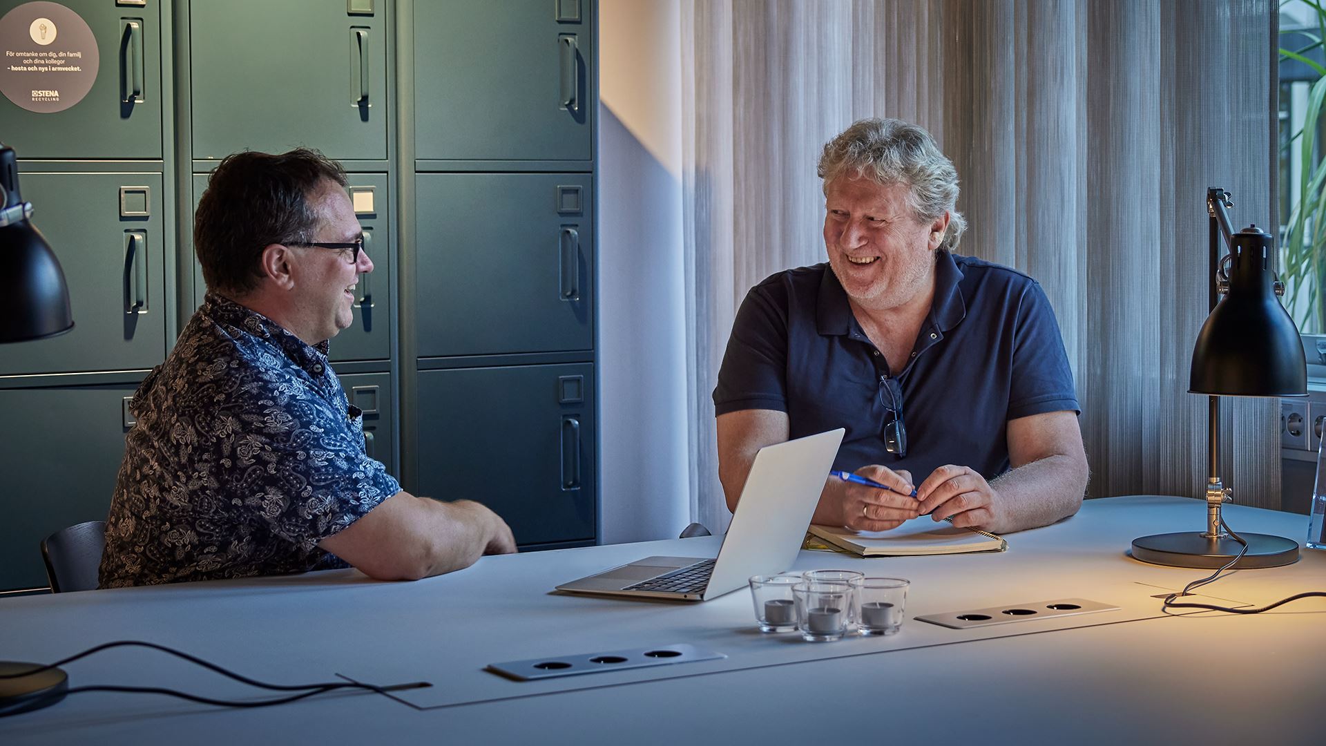 Andreas Kronqvist, Stena Recycling och Ken Torvanger, Hydro.