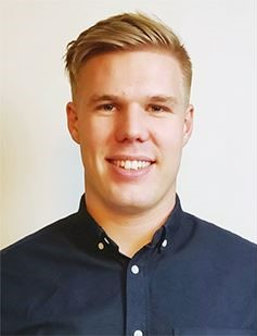 Anton Larsson, student i Halmstad