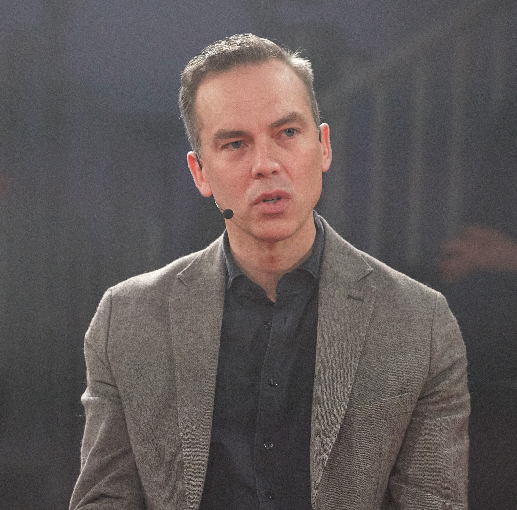 Erik Severinsson bei der Eröffnung des Stena Battery Recycling Center in Halmstad, Schweden