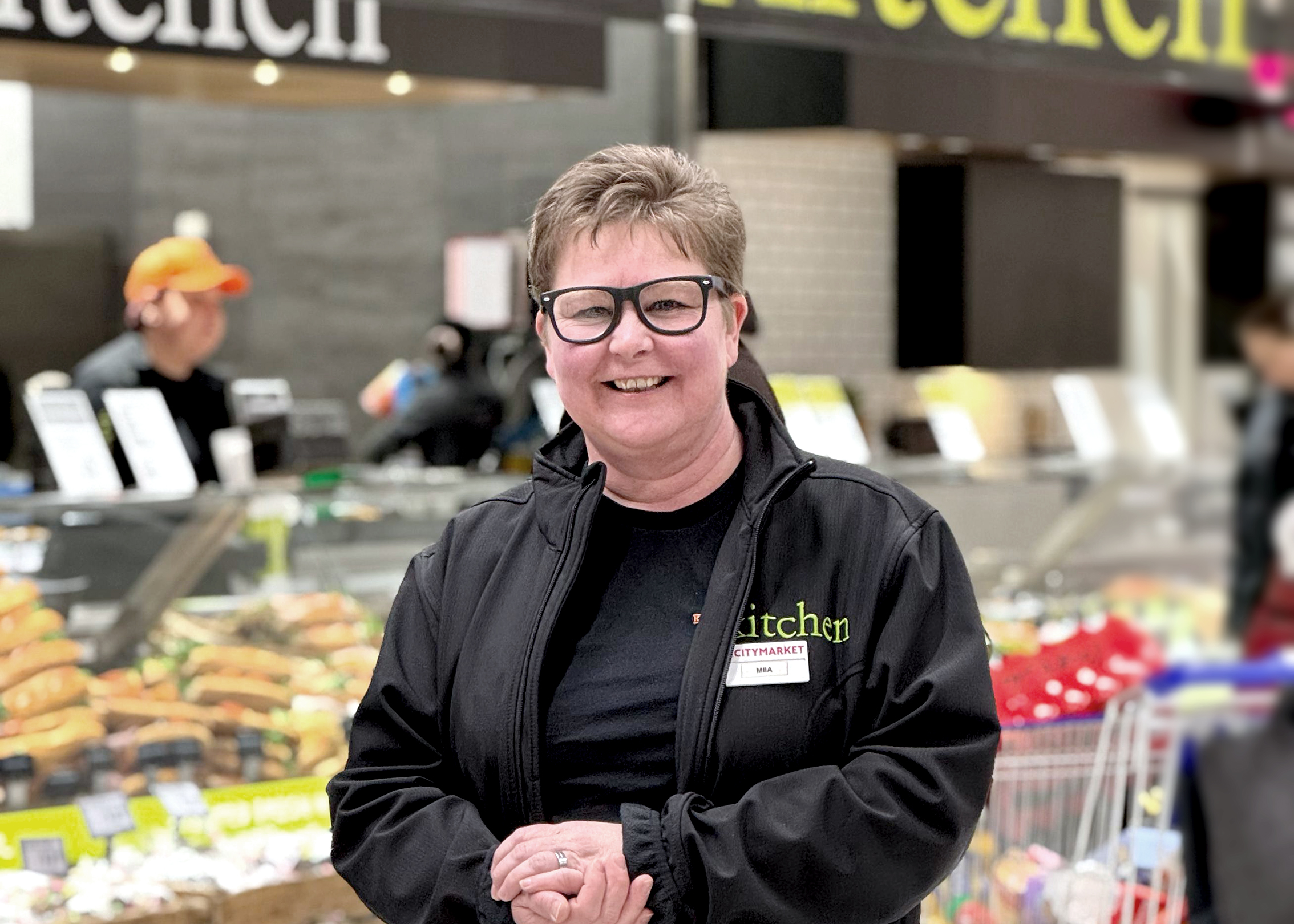 K-Citymarket Kupittaan palvelupäällikkö Miia Hyvönen.