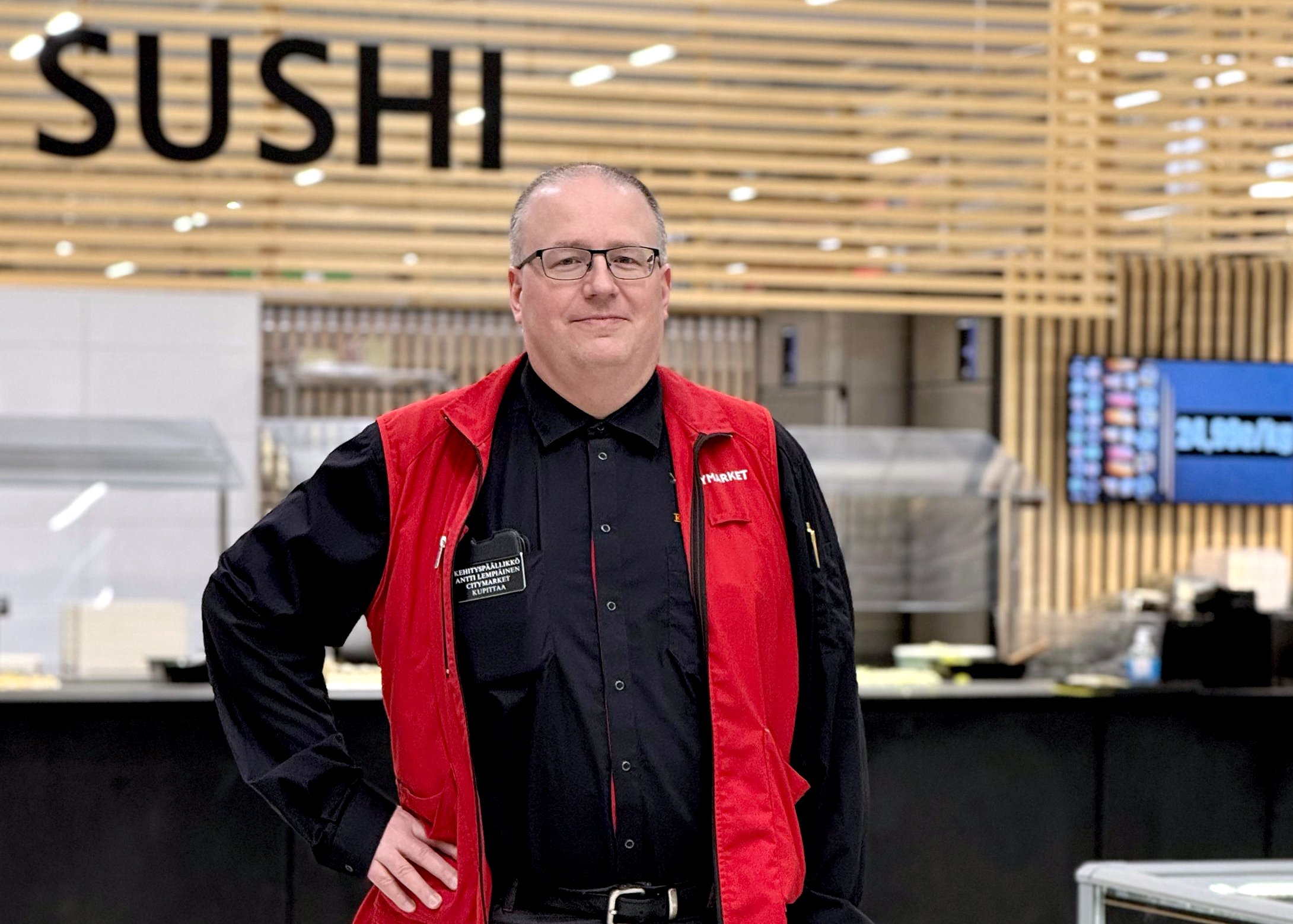 K-Citymarket Kupittaan kehityspäällikkö Antti Lempiäinen.
