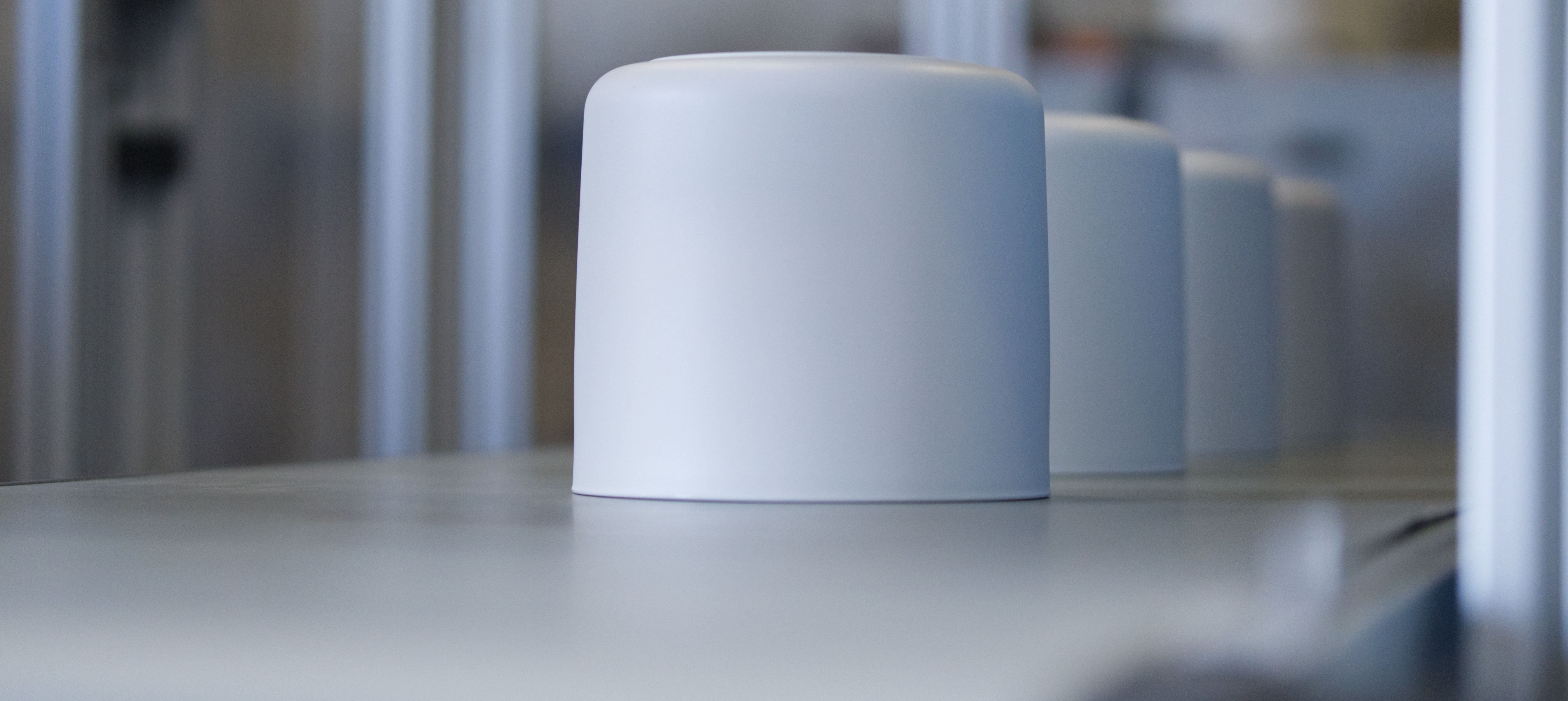 Doniczka z regranulatu LDPE, pozyskanego z instalacji do recyklingu folii poużytkowej we Wschowie.