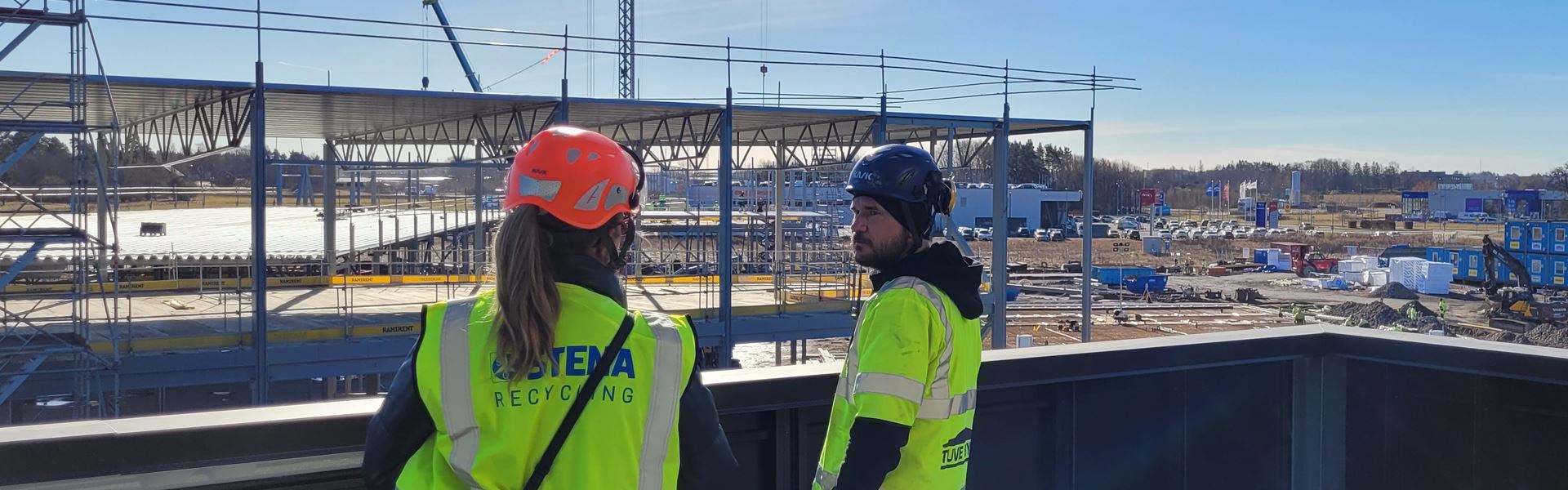 Överblick av Tuve bygg's anläggning