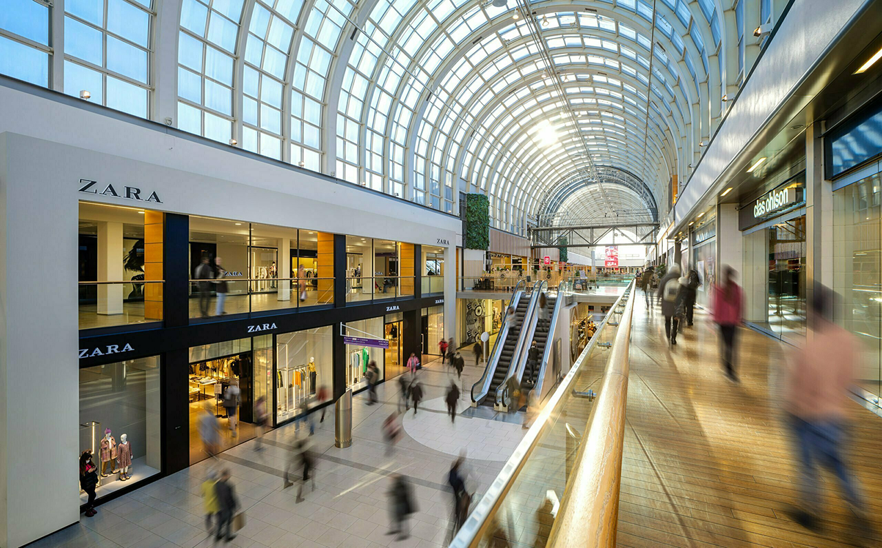 Näkymä kauppakeskus Itiksestä.