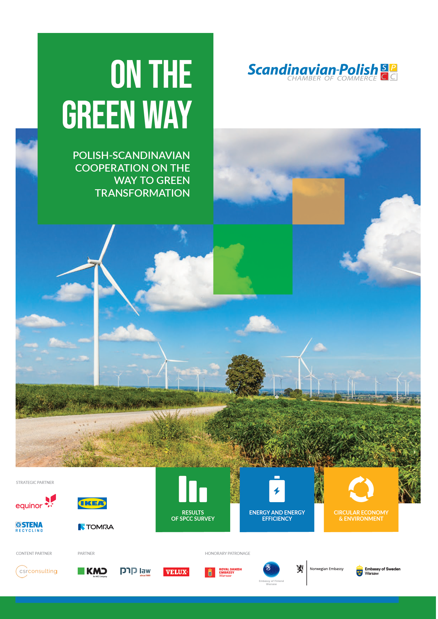 Okładka raportu on the green way