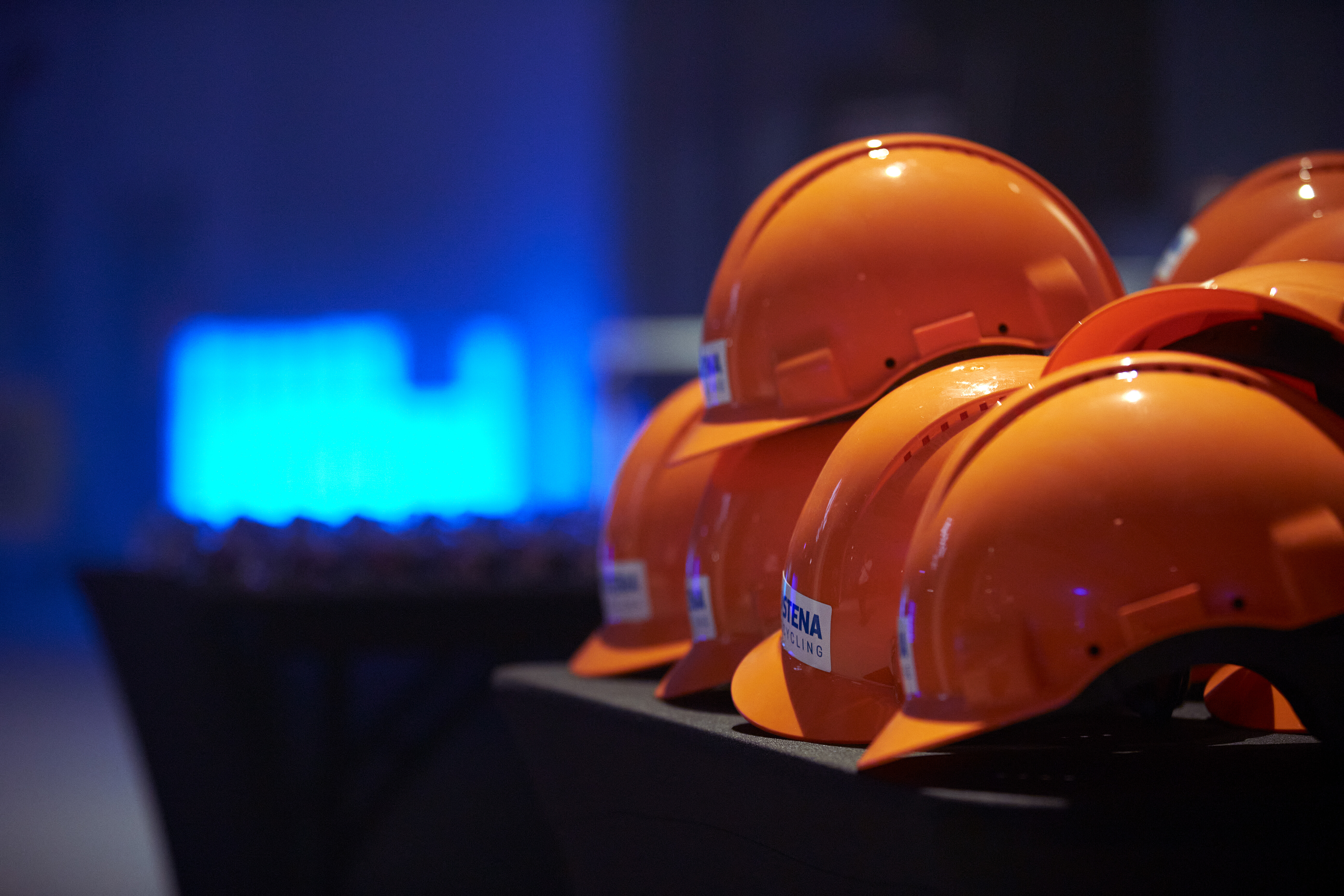 Bezpieczeństwo w Stena Recycling, zdjęcie kasków