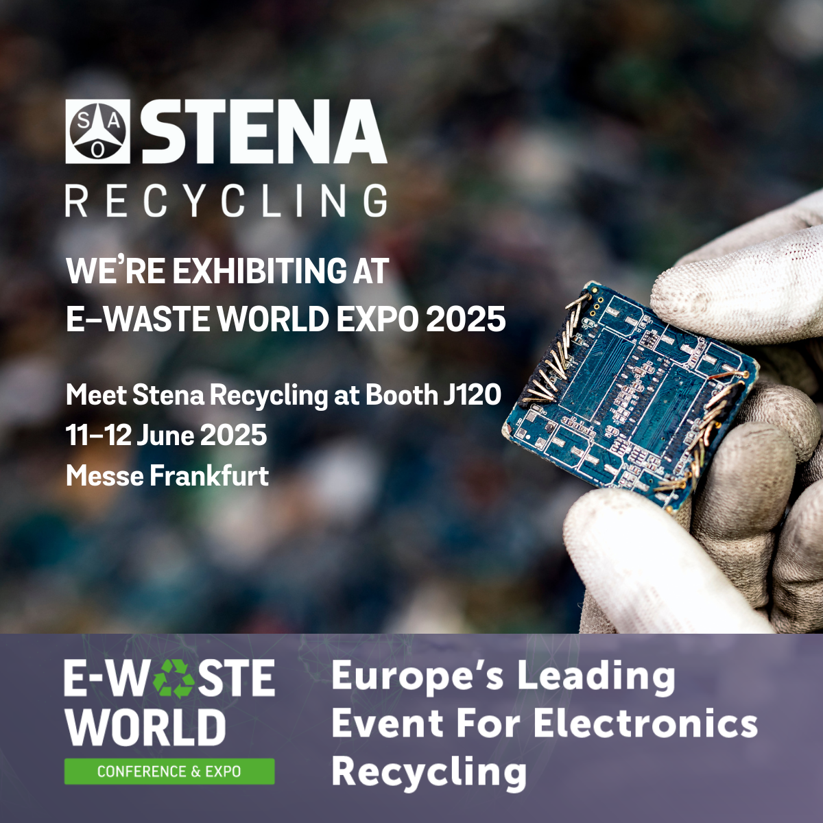 Stena Recycling na targach e-waste