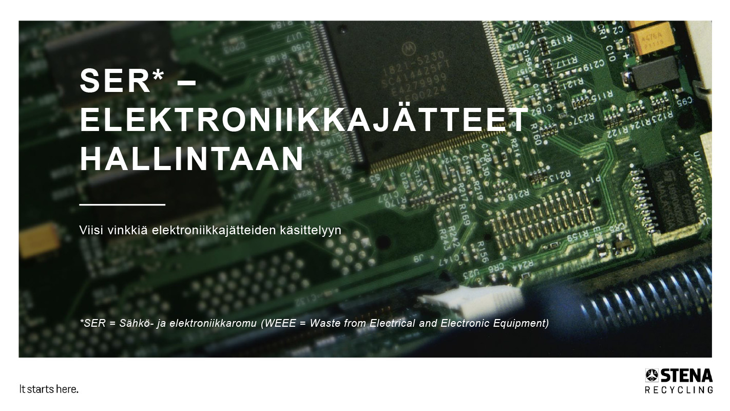 OPAS: Elektroniikkajätteet hallintaan