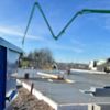 Stena Recycling container på Tuve Bygg's anläggning