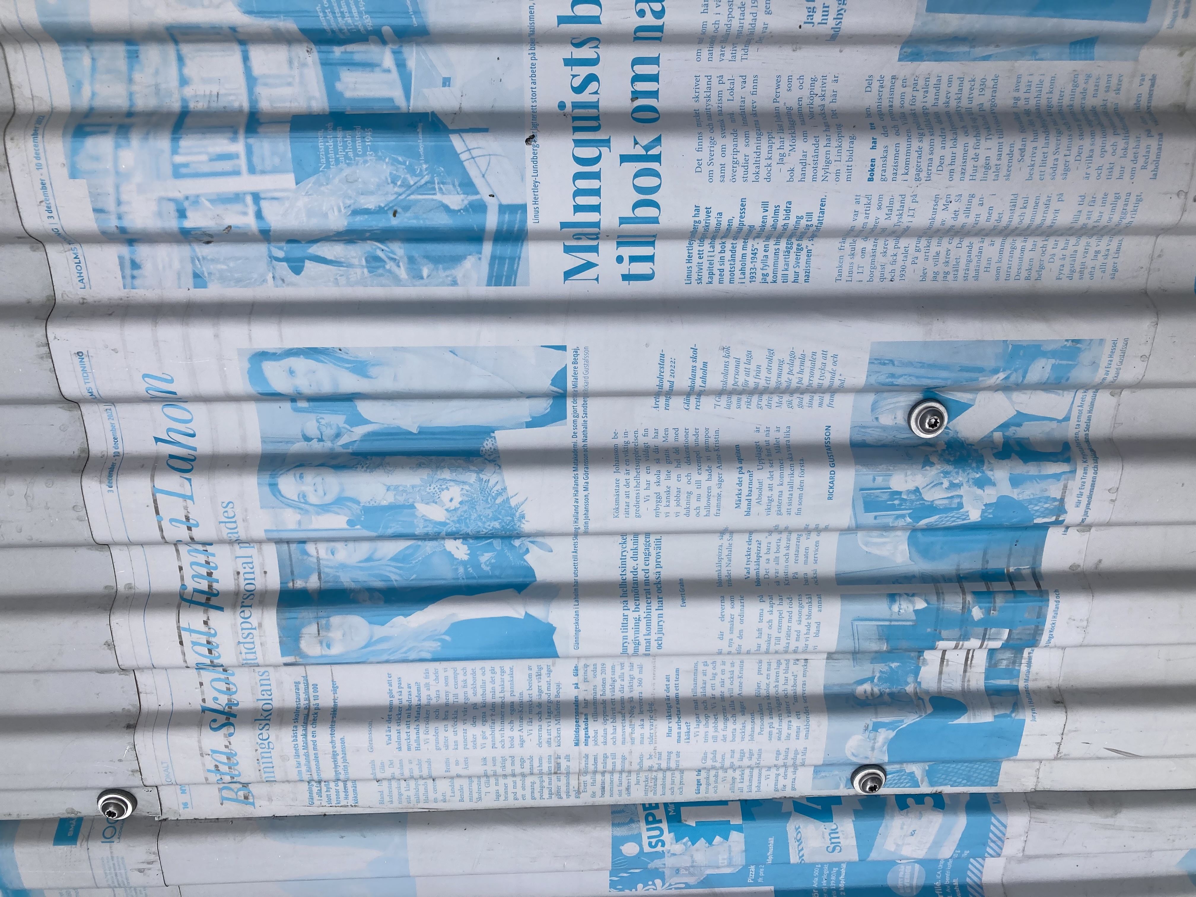 Unikt samarbete mellan Bonnier News, Stena Recycling och Stena Fastigheterfasad