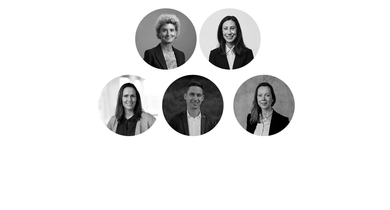 Viveka Hirdman-Ryrberg, Investor AB, Louise Eriksson, Stena Circular Consulting, Lisa Ekstrand, Vestas, Felix Herr, Outokumpu & Linda Alvengren, IKEA Sweden