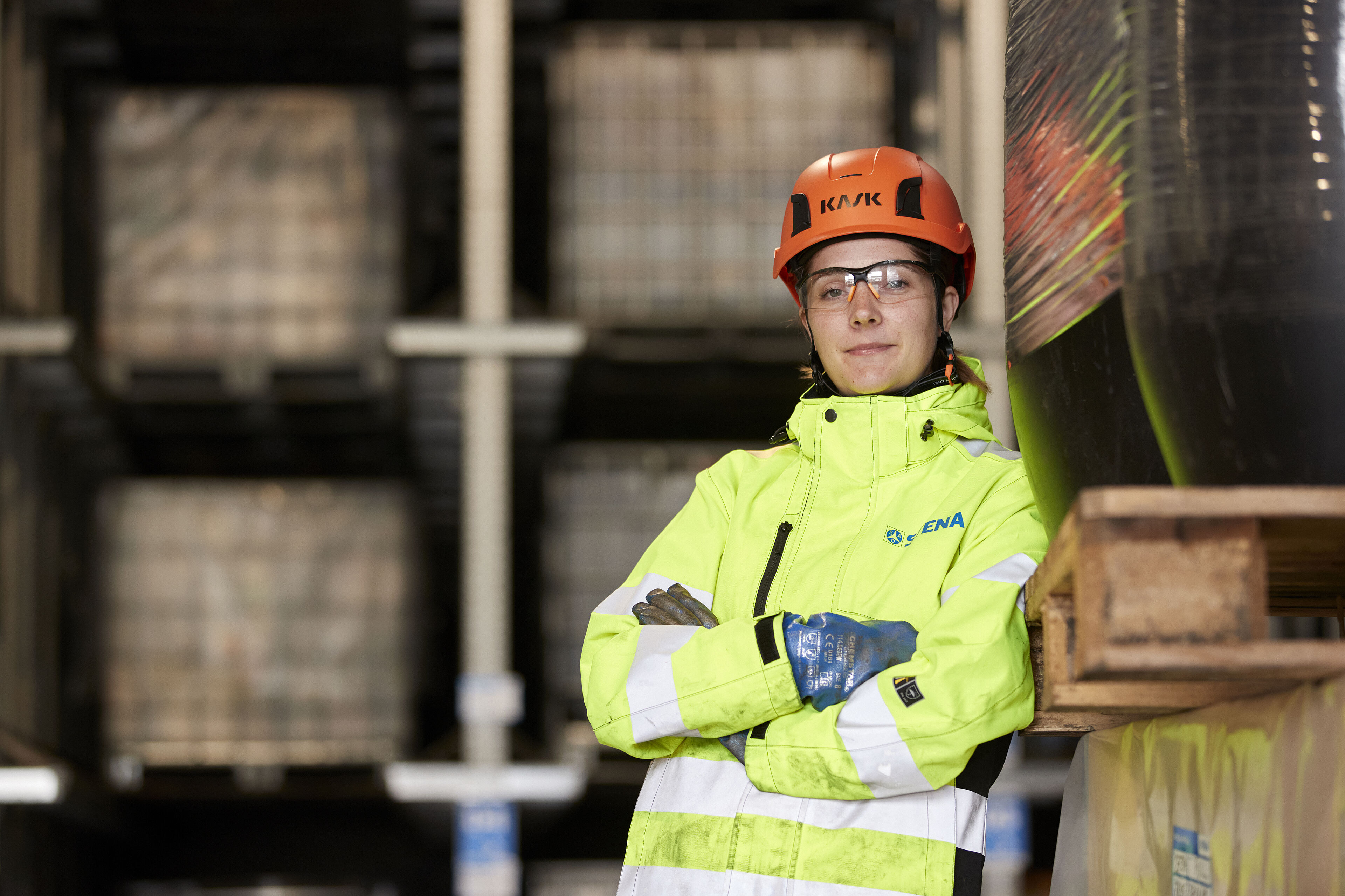 girl in proctetive gear