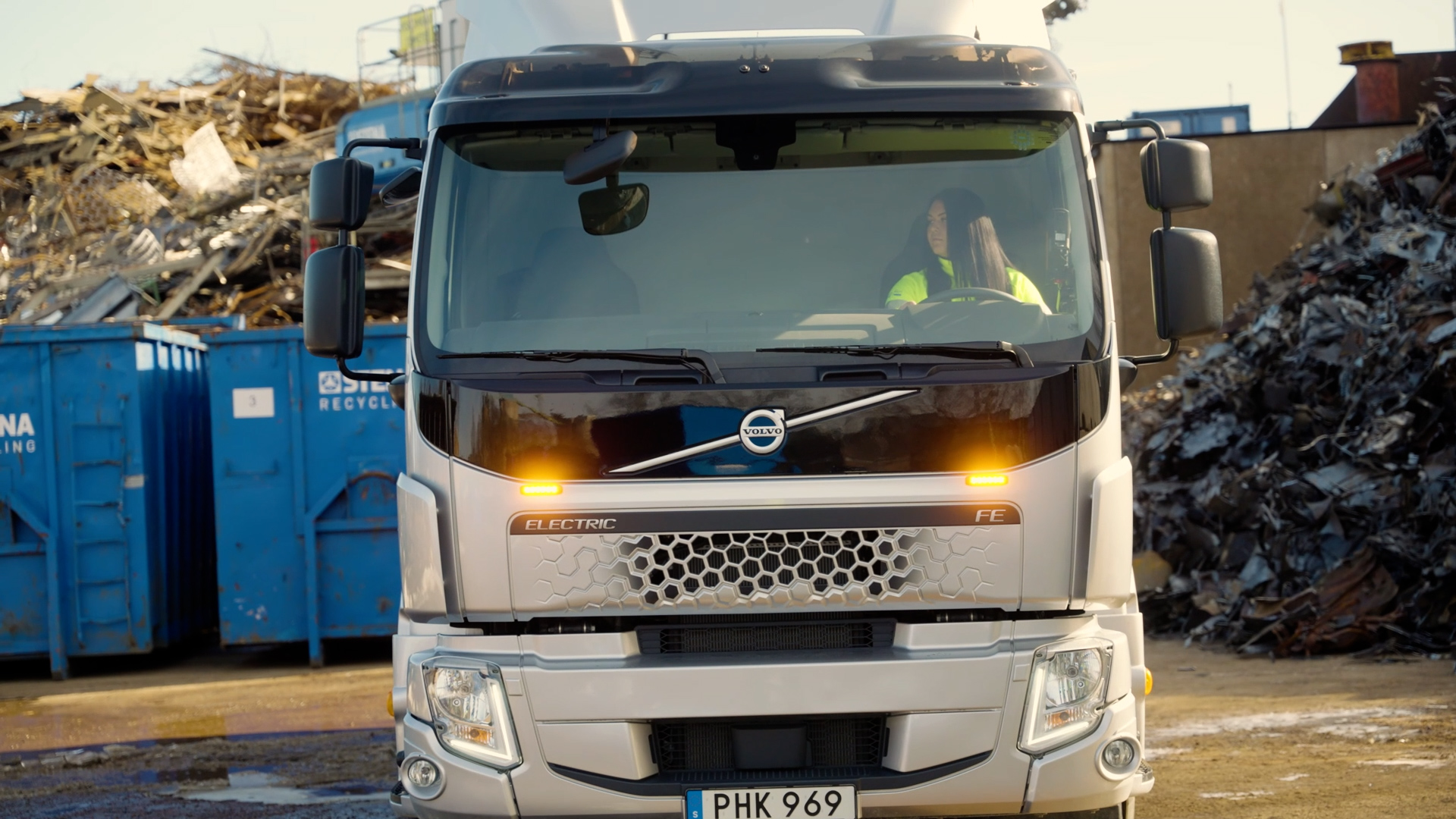 Volvo Trucks och Stena Recycling i samarbete med elektrifierade transporter