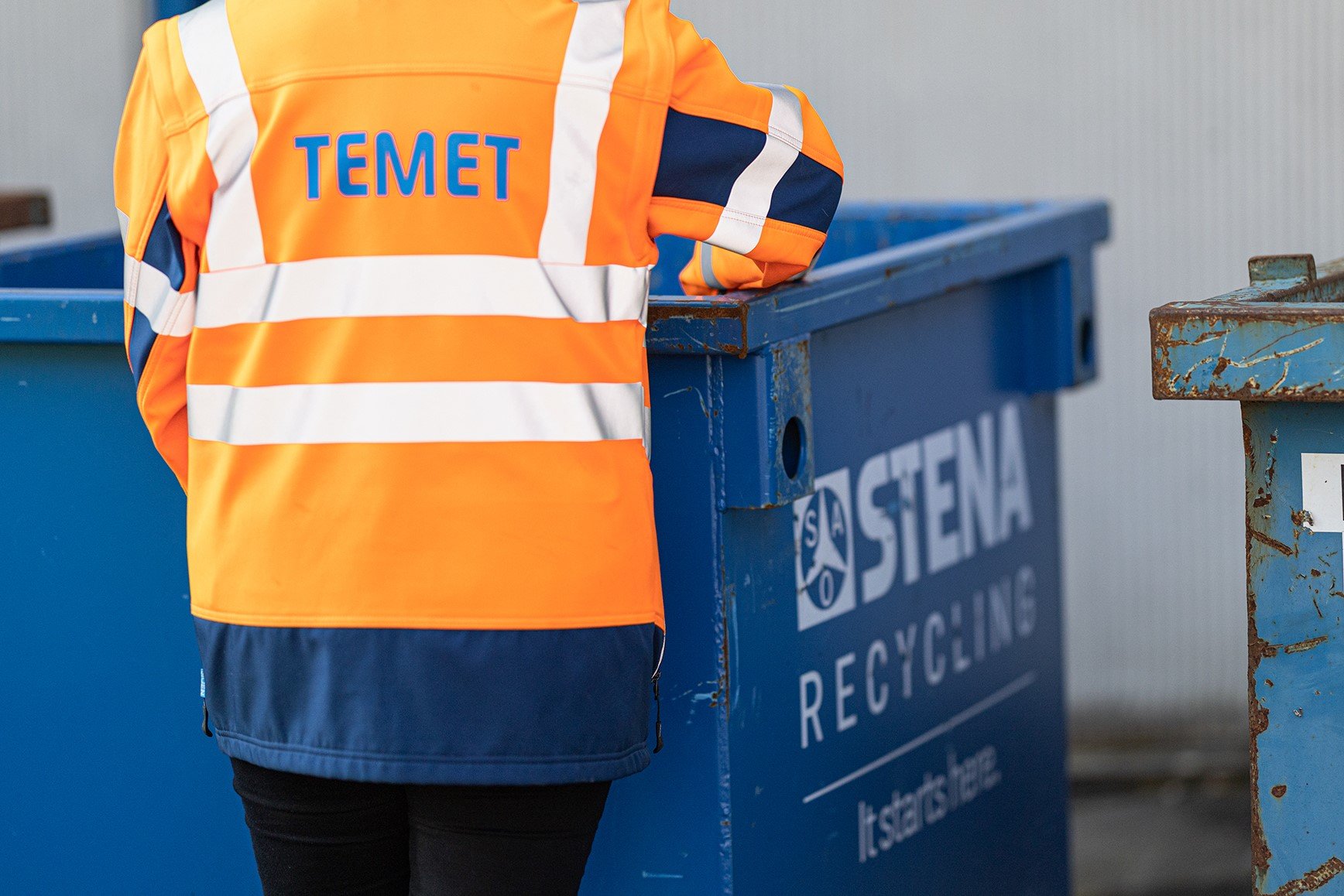 Keräysastia Temetin tuotantotilassa