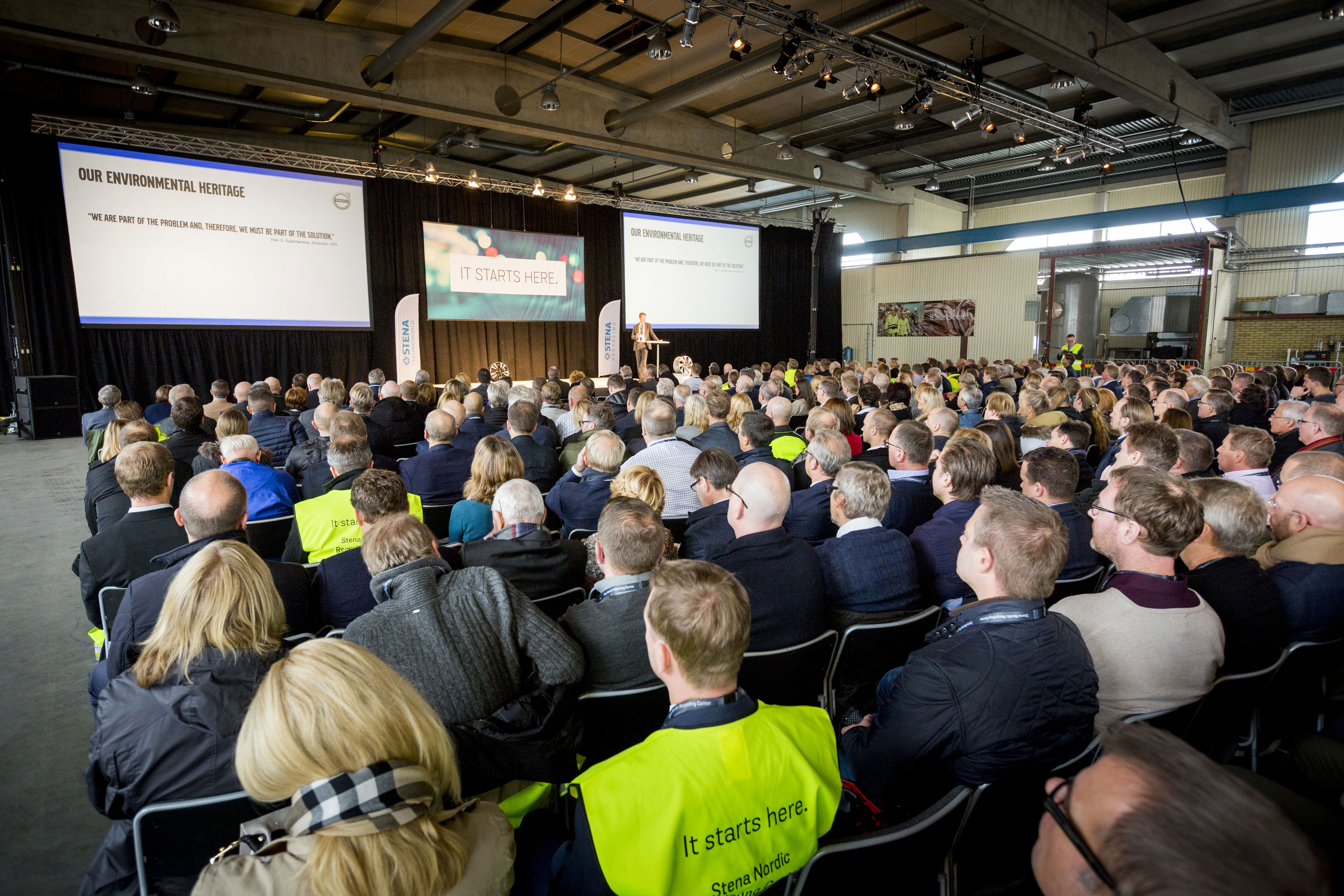Inauguration of the Stena Nordic Recycling Center