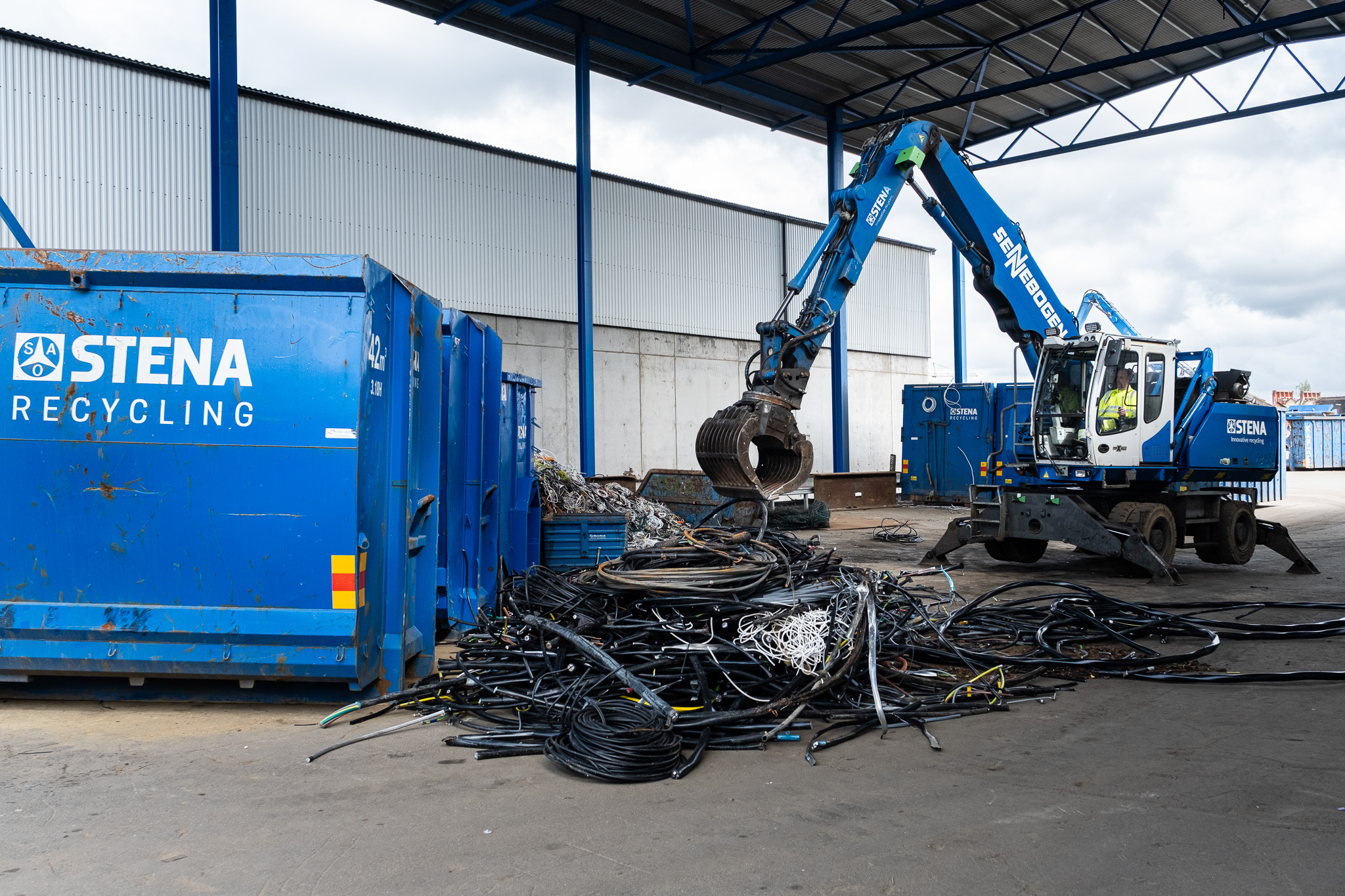 Kabelsortering på filial