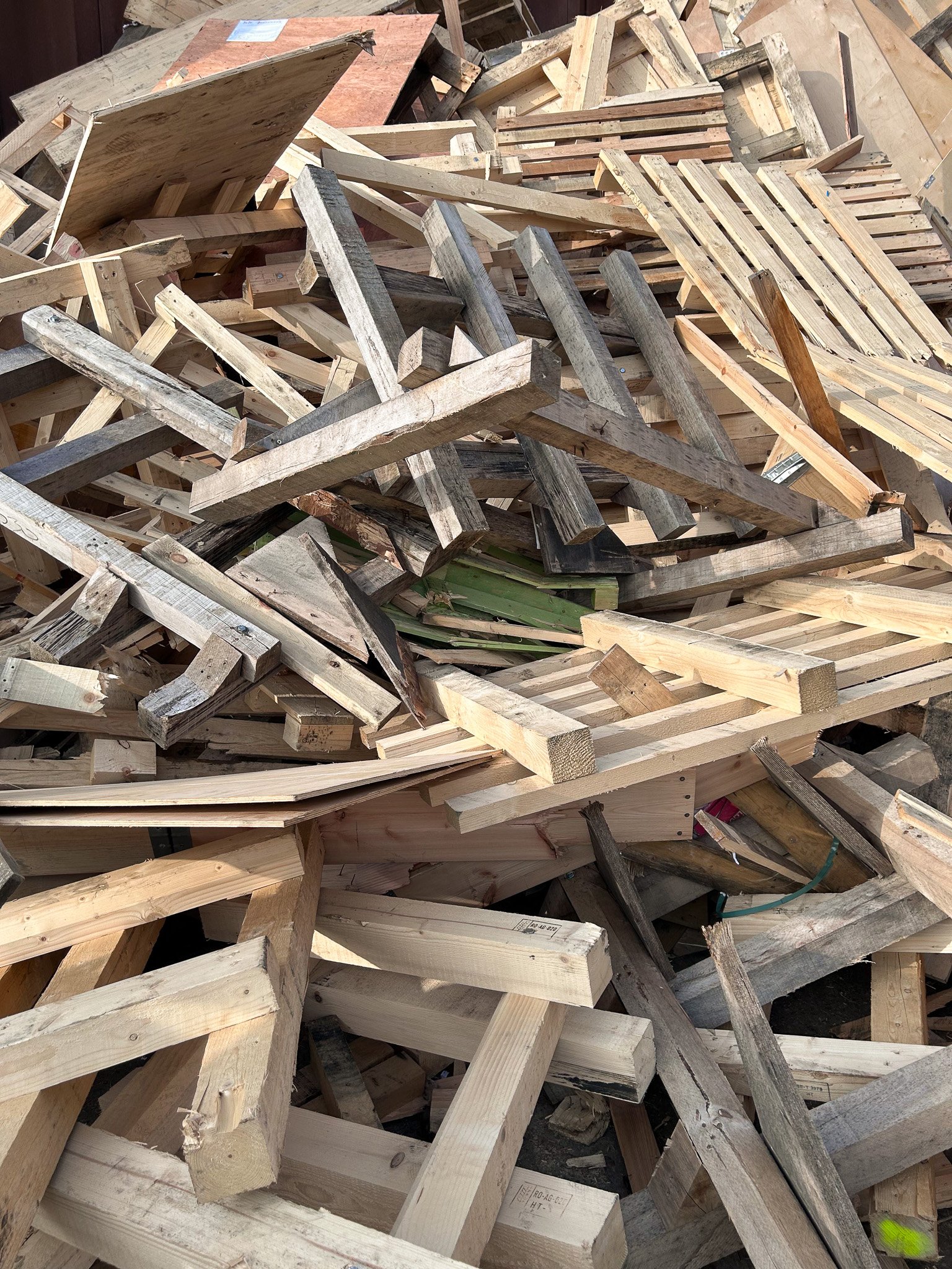 Blandat träemballage