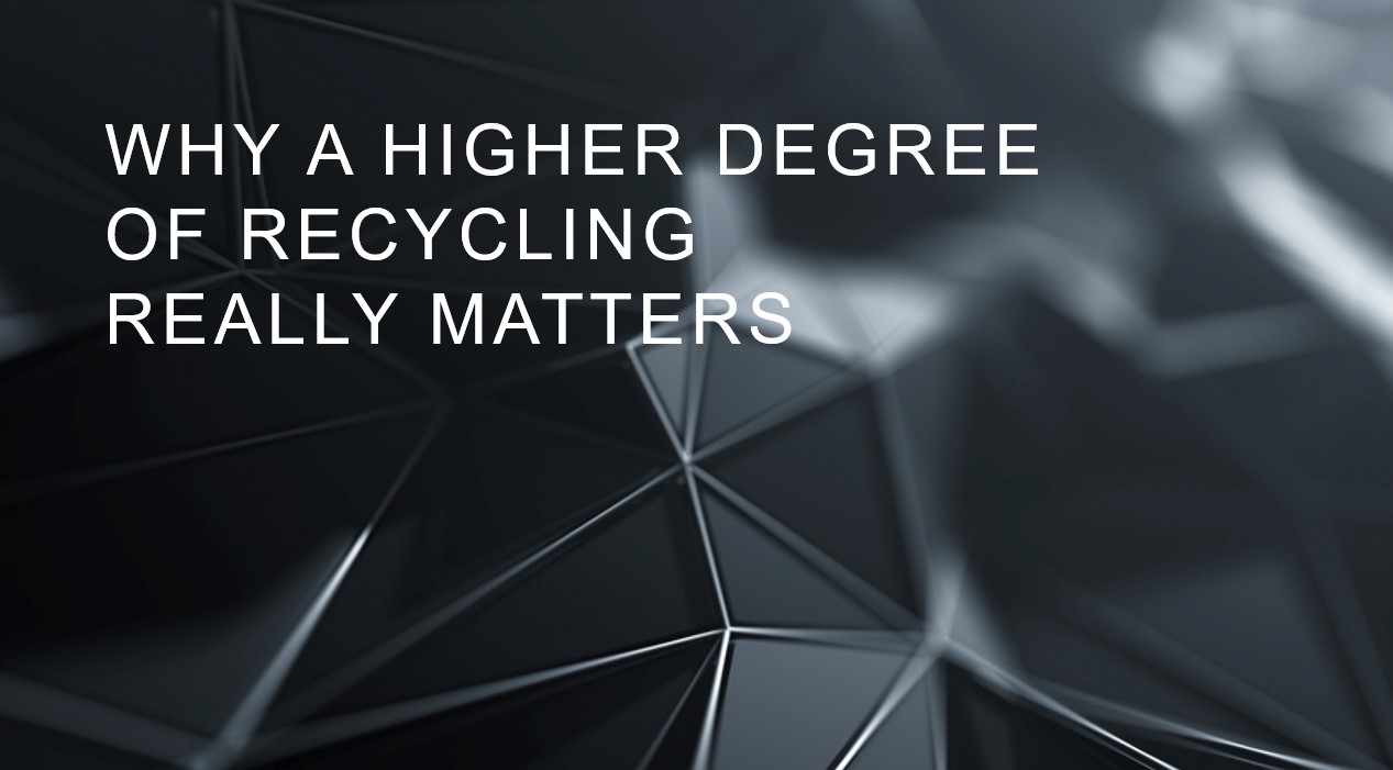 The impact of a higher degree of recycling