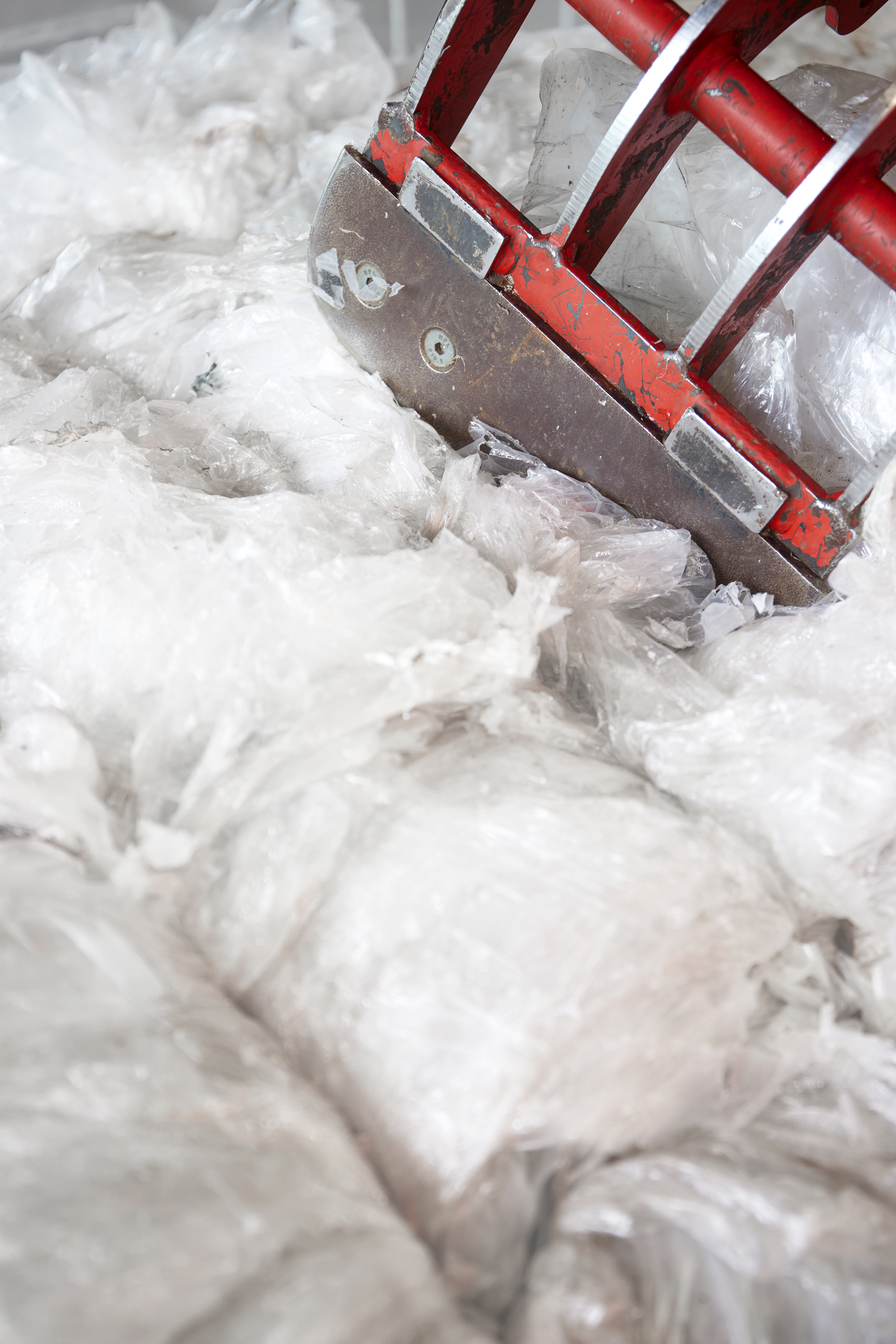 Das Kunststoffrecycling im Stena Nordic Recycling Center in Aktion.