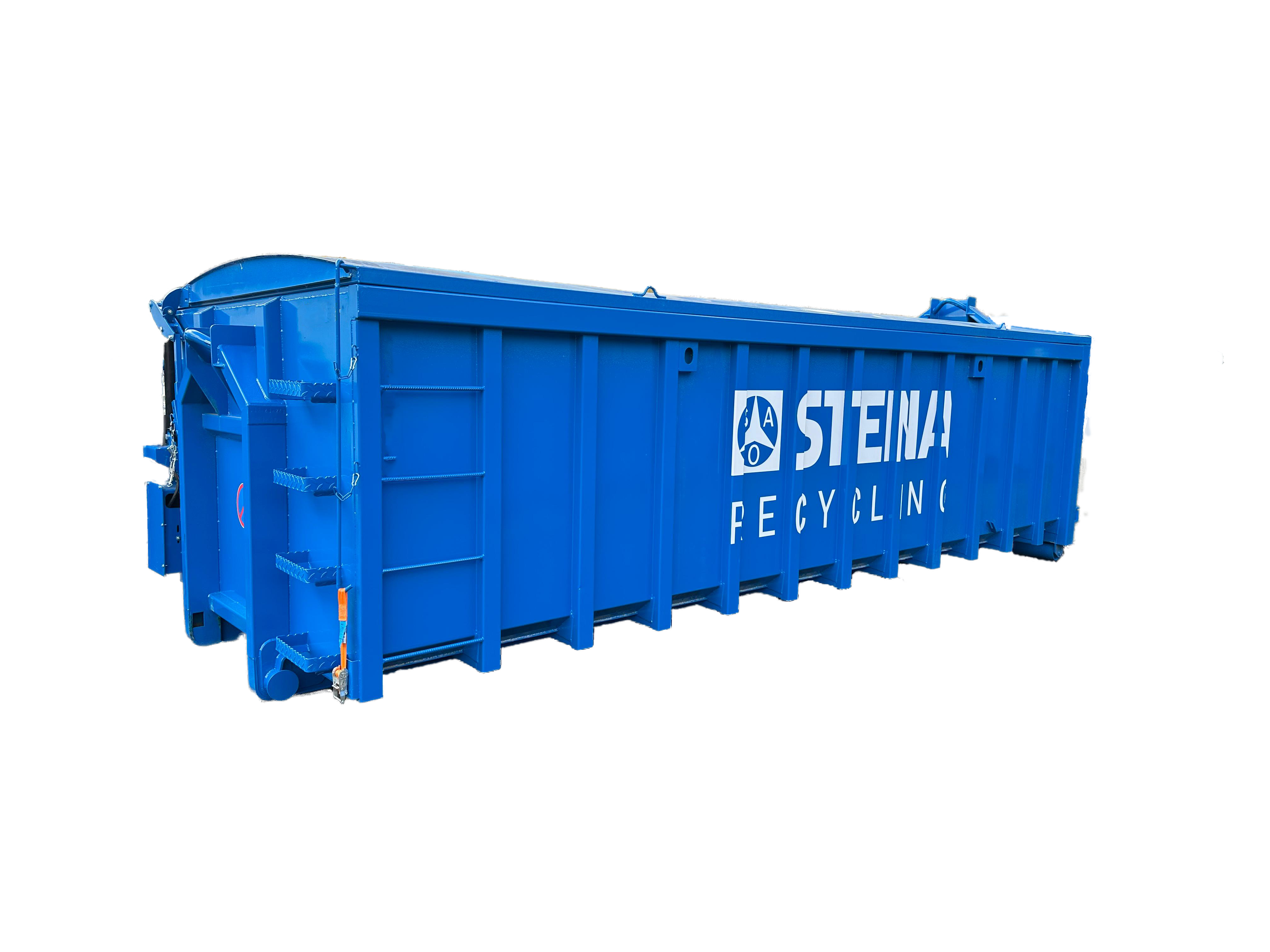 Stena Recyclingin sininen vaihtolava