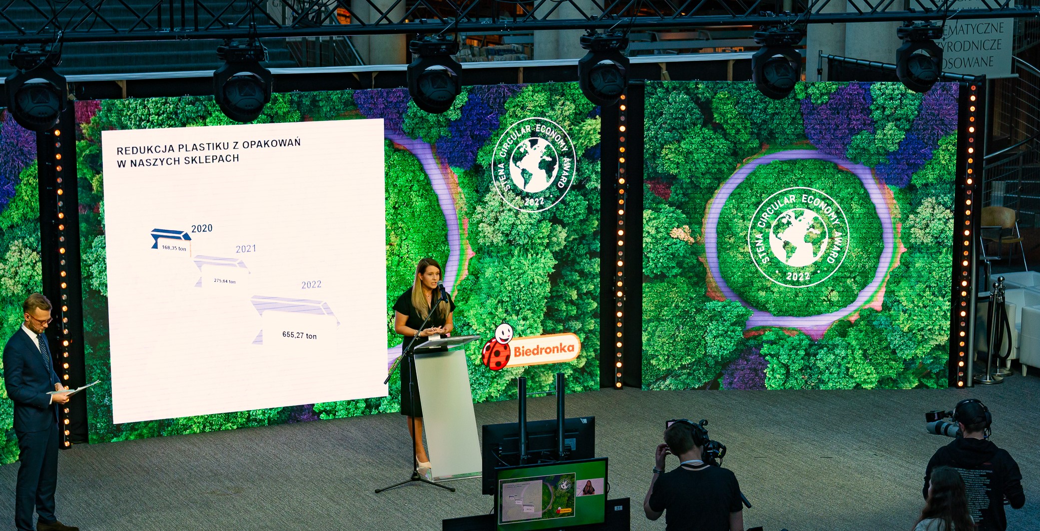 Odbiór statuetki Jeronimo Marting Polska