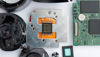 A close-up of a deconstructed electronic product