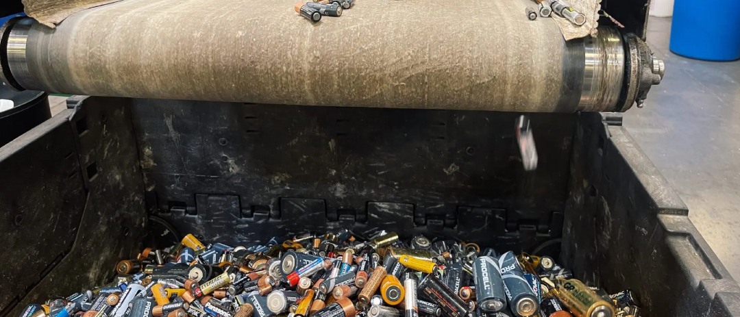 Affaldssortering af batterier
