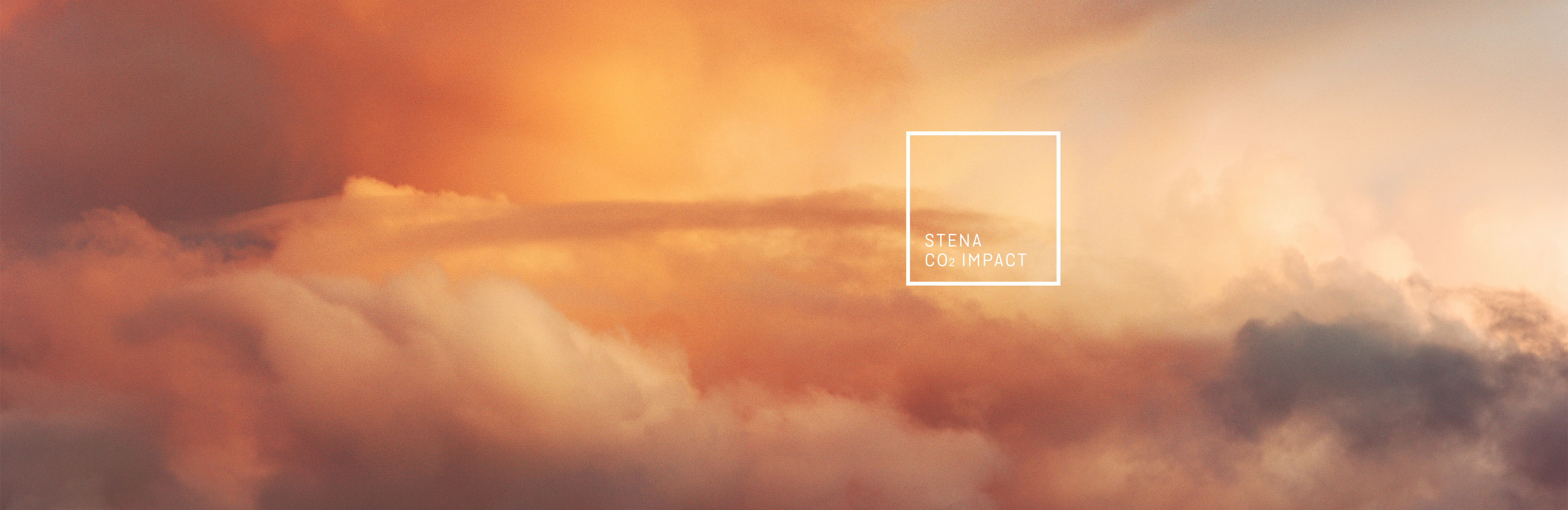 Orange måln med Stena Co2 Impact wordmark.