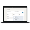Dator som visar hur co2 impact tool ser ut
