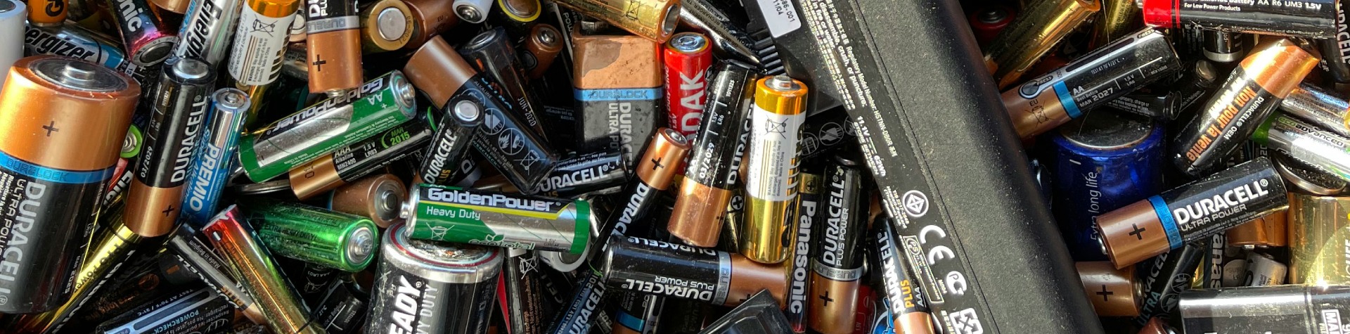 Batterier skal genbruges af Stena Recycling.