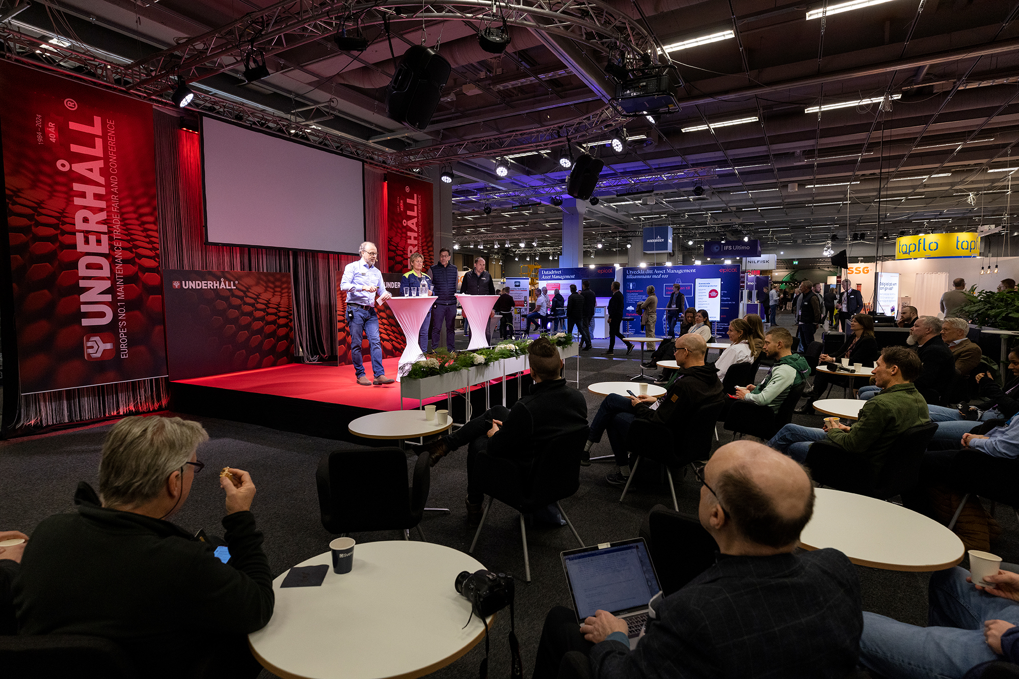 SKF, Ovako och Stena Recycling på Underhållsmässan 2024