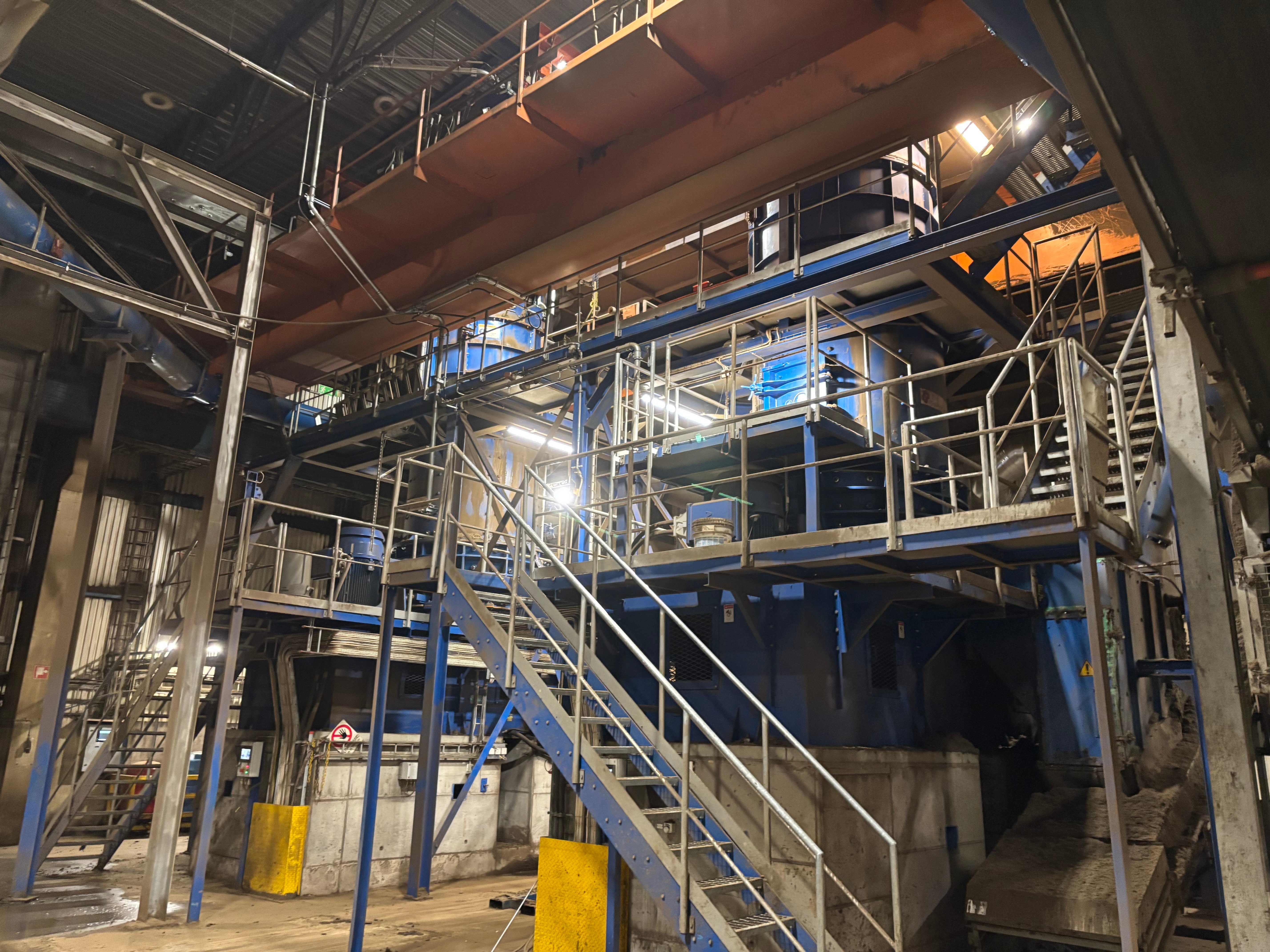 Inifrån SLF-anläggningen i Halmstad