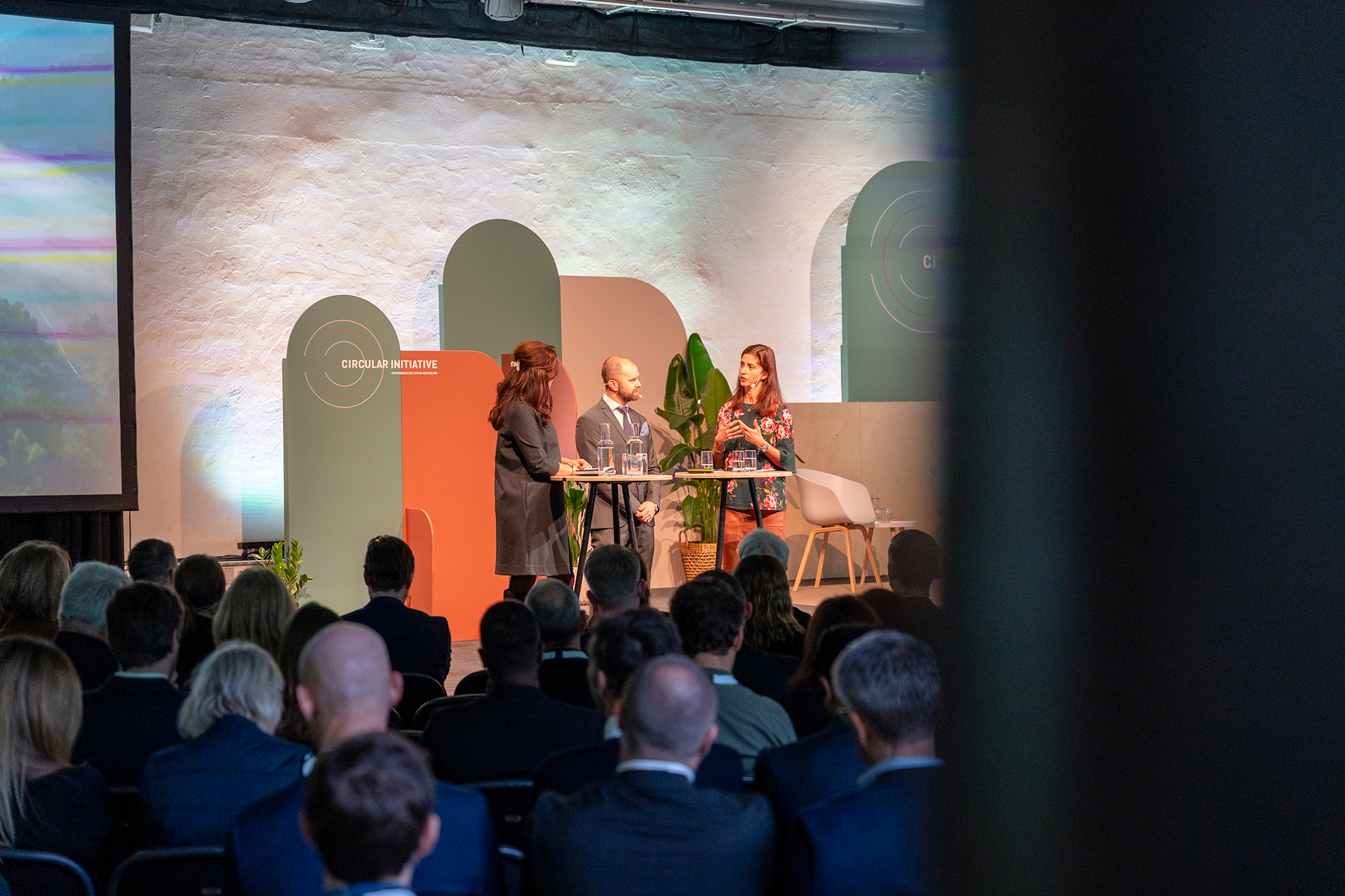 Mats Linder on stage at Circular Initiative 2023