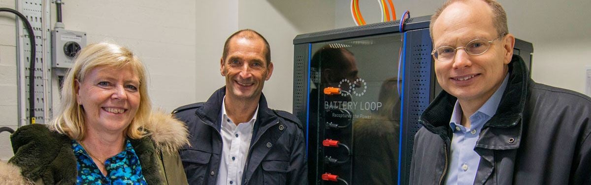 Agneta Kores, MD Stena Real Estate Gothenburg | Rasmus Bergström MD of BatteryLoop | Håkan Agnevall, CEO, Volvo Buses